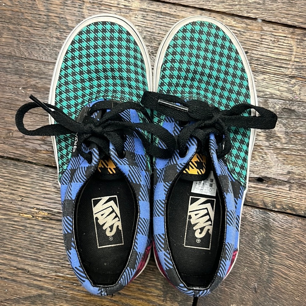 Vans multi-colored kids size 13